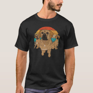 Camiseta Cachorro Retro Puggle