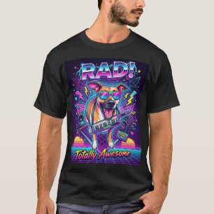 Camiseta cachorro retrô radical