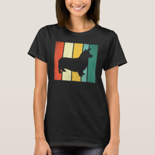 Camiseta Cachorro Retro Vintage 60s 70s Corgi Para Corgi