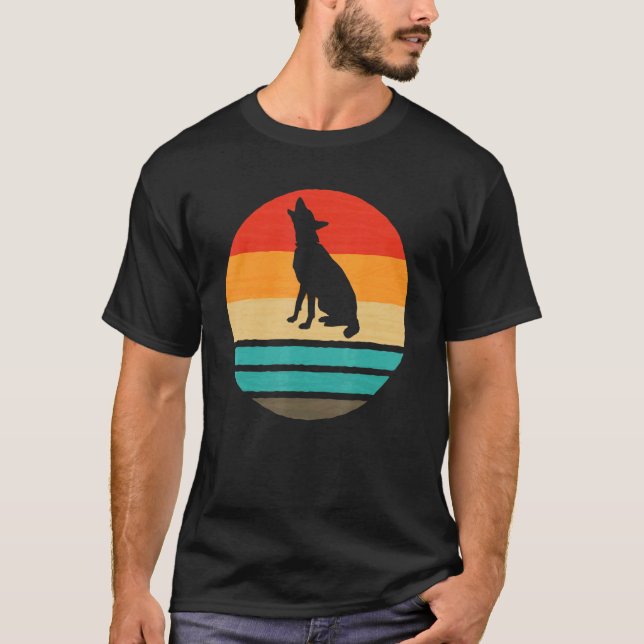 Camiseta Cachorro Retroativo do german shepherd (Frente)