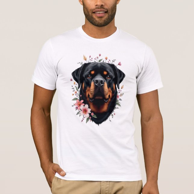 Camiseta Cachorro Rottweiler (Frente)