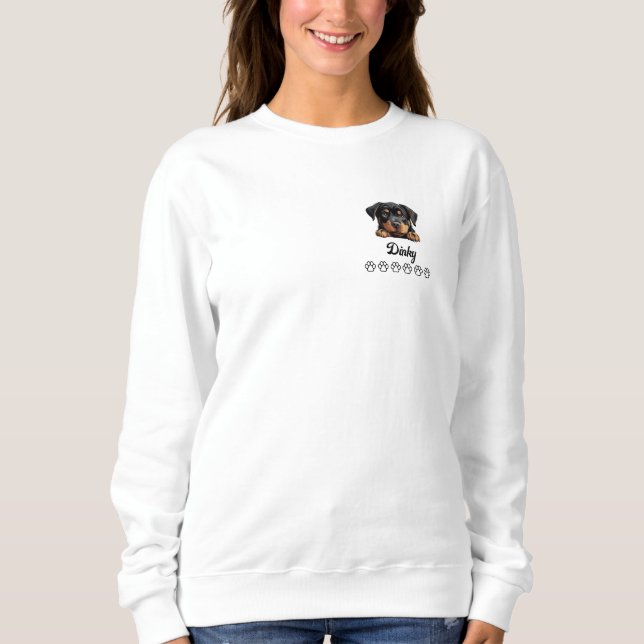 Camiseta Cachorro Rottweiler (Frente)
