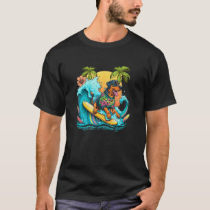 Camiseta Cachorro Rottweiler com Estampa de Abacaxi Surfand