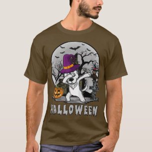 Camiseta Cachorro-Rouco Cachorro Bruxa Engraçada Cachorro F