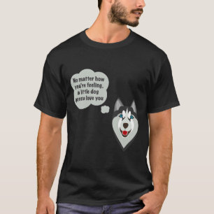 Camiseta Cachorro rouco Com Uma Cotação