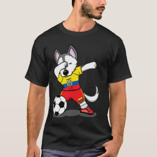 Camiseta Cachorro Rouco Dabbing Futebol Equatoriano Fla