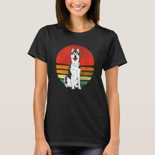 Camiseta Cachorro rouco Siberian Husky