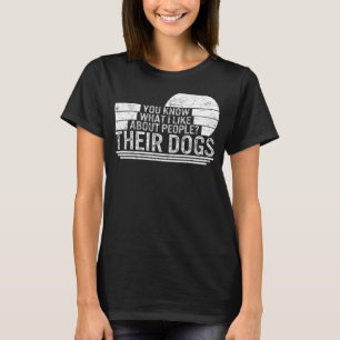 Camiseta Cachorro Sabe O Que Se Prende Com As Pessoas Os Ca