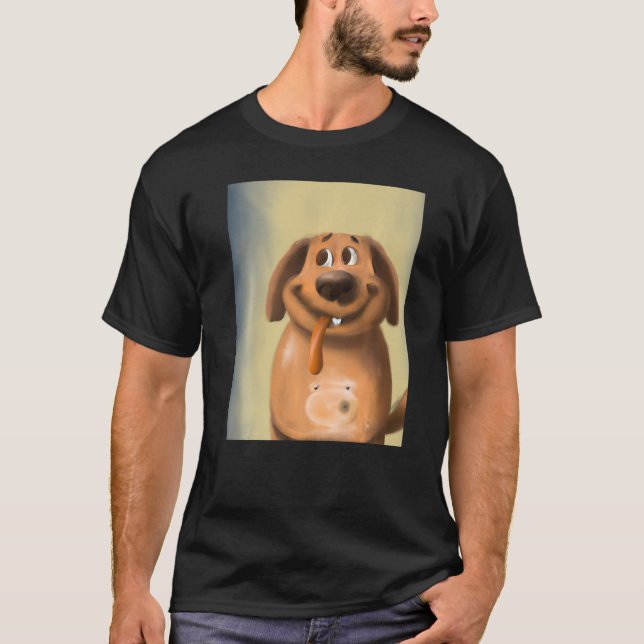 Camiseta Cachorro saindo do cão pateta (Frente)
