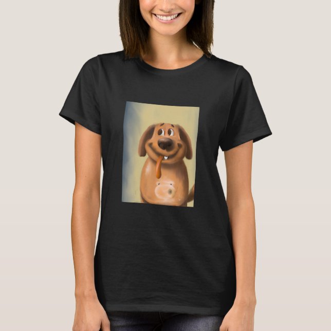 Camiseta Cachorro saindo do cão pateta (Frente)