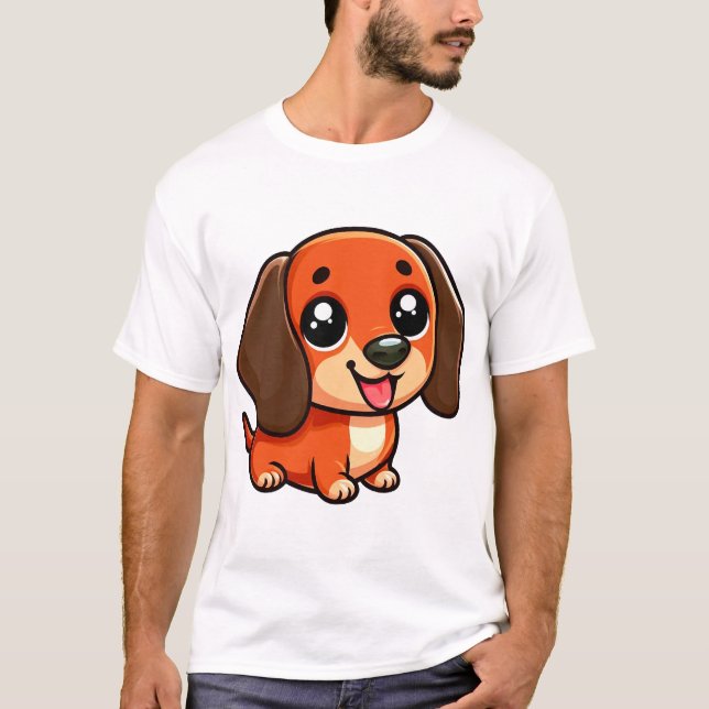 Camiseta Cachorro salsicha (Frente)