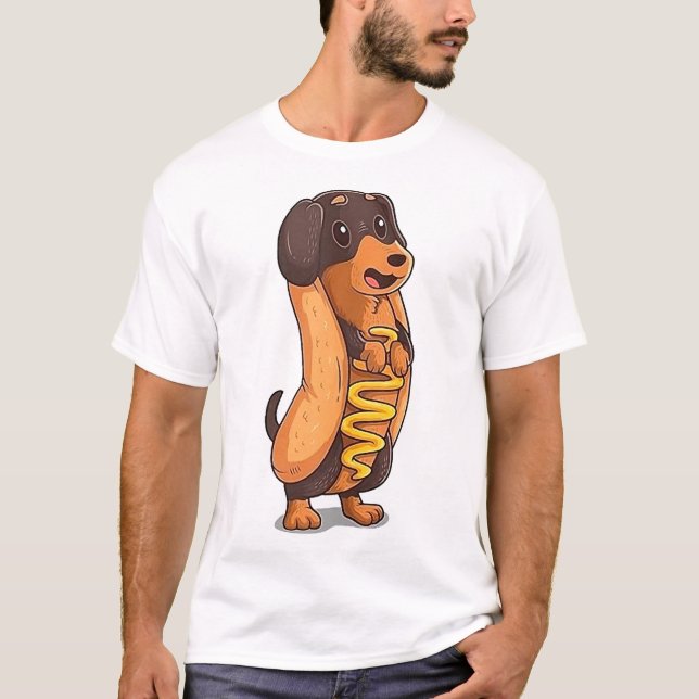 Camiseta Cachorro salsicha (Frente)