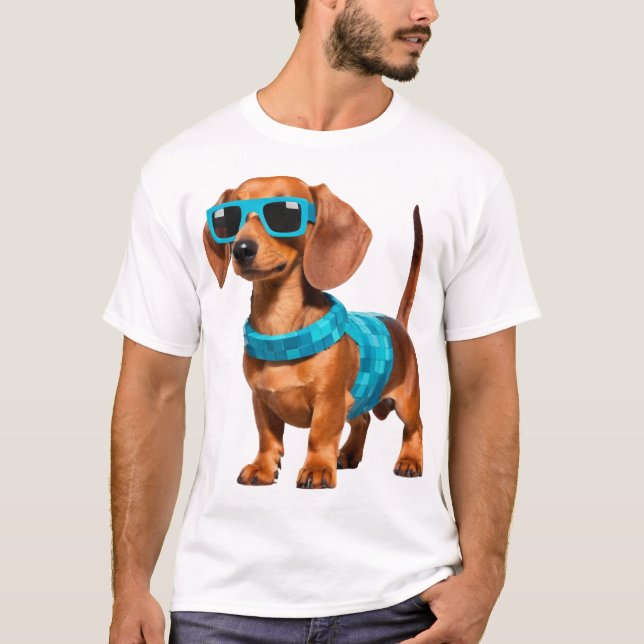 Camiseta Cachorro salsicha (Frente)