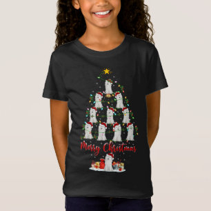 Camiseta Cachorro Samoyed Lover Xmas Correspondendo Papais