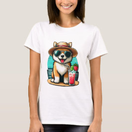 Camiseta Cachorro Sarcástico e Engraçado