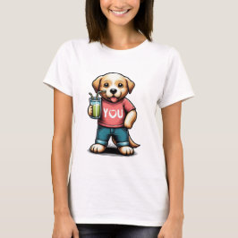 Camiseta Cachorro Sarcástico e Engraçado