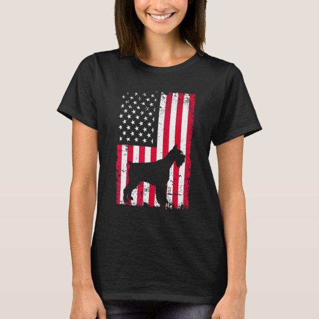 Camiseta Cachorro Schnauzer 1 (Frente)