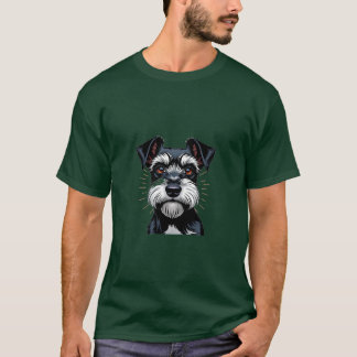 Camiseta Cachorro Schnauzer Miniatura