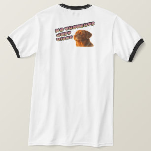 Camiseta Cachorro Sem Pensamentos Só Vibrações