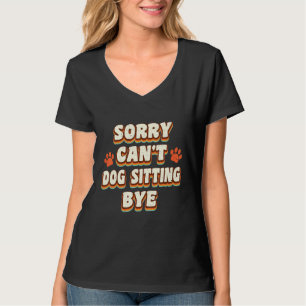 Camiseta Cachorro Sentado Cachorro Cachorro Pet C