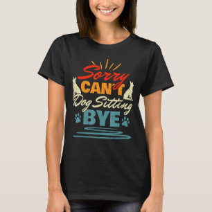 Camiseta Cachorro Sentado Cachorro Cachorro Pet C