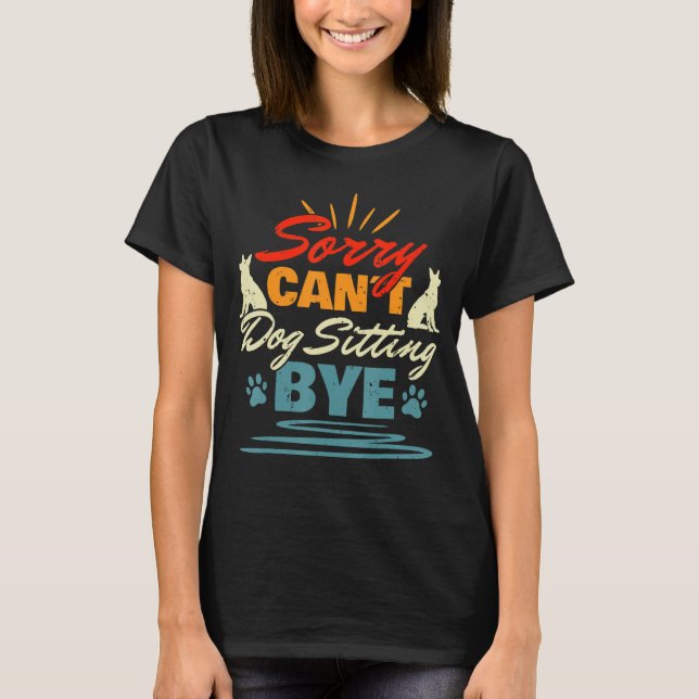 Camiseta Cachorro Sentado Cachorro Cachorro Pet C (Frente)