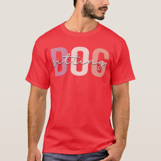Camiseta Cachorro Sentado Cachorro Caminhante Cachorro Cach