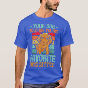 Camiseta Cachorro Sentado Caminhante Pet Sitter