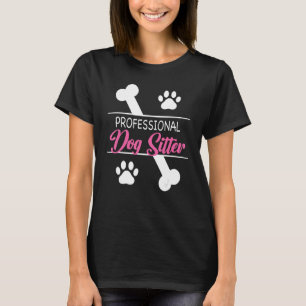 Camiseta Cachorro Sentado Caminhante Pet Sitter 1