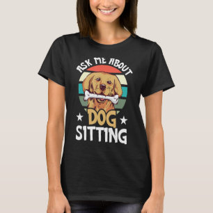 Camiseta Cachorro Sentado Caminhante Pet Sitter 1