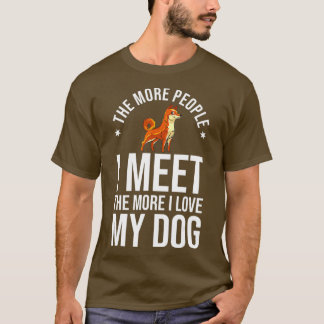 Camiseta Cachorro Shiba Inu Cachorro Cachorro Proprietário