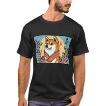 Cachorro Shiba Inu - Estilo Tradicional de Cartão