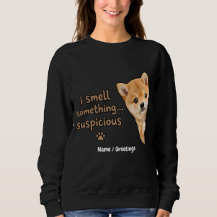 Camiseta Cachorro Shiba Inu Fofo Citação de Cheiro Engraçad
