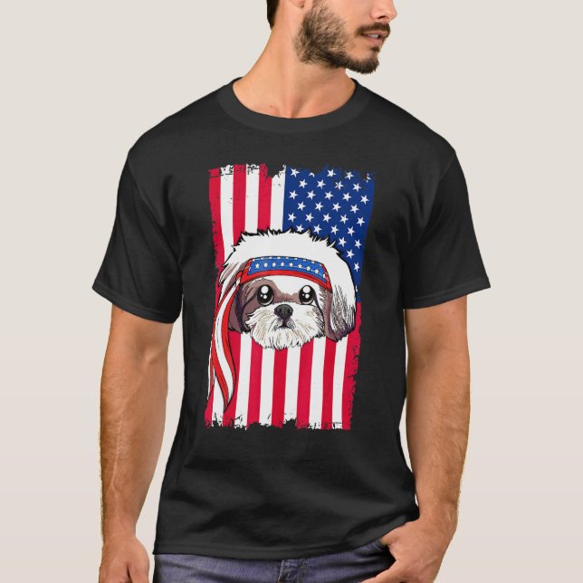 Camiseta Cachorro Shid Tzu (Frente)