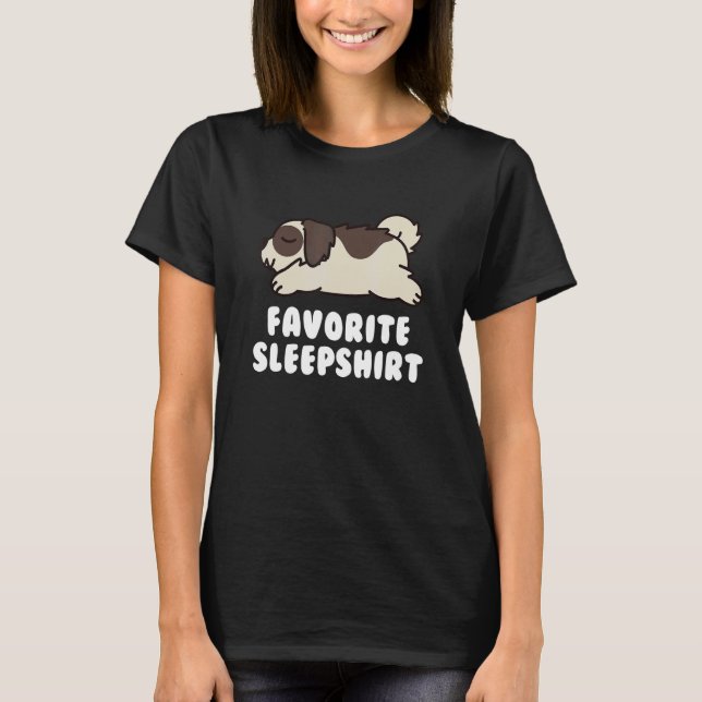 Camiseta Cachorro Shih Tzu Favorito (Frente)