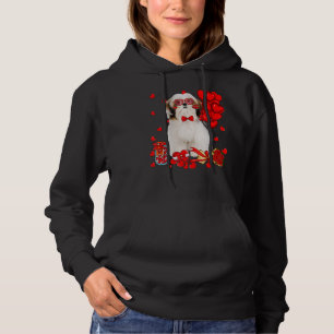 Camiseta Cachorro Shih Tzu Fofo Coração Engraçado Dia dos N