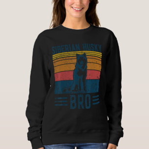 Camiseta Cachorro Siberian Husky Bro Vintage Siberian Husky
