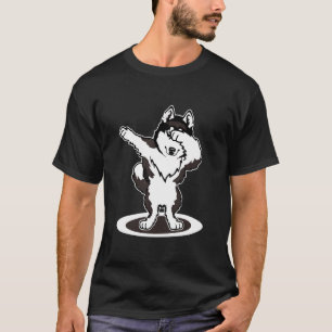 Camiseta Cachorro Siberiano rouco