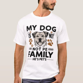 Camiseta Cachorro Significa Família