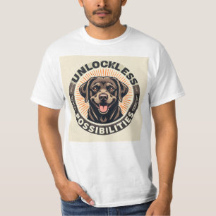 Camiseta Cachorro Simbolizando Otimismo e Possibilidades In