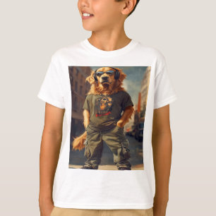 Camiseta Cachorro Skater Legal - Vibrações de Estilo de Rua