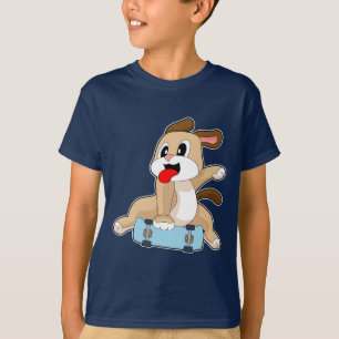 Camiseta Cachorro Skatista Skate