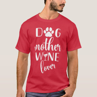 Camiseta Cachorro Sobe Cachorro Mãe Vinho Sobrinho Mãe Mãe