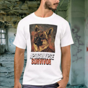 Camiseta Cachorro Sobrevivente do Apocalipse