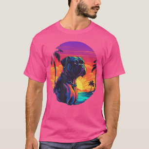Camiseta Cachorro-solário retrô