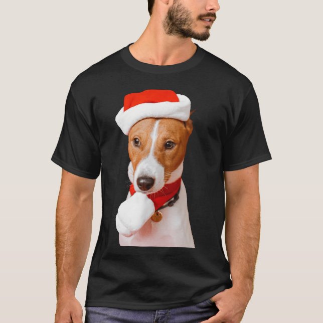 Camiseta Cachorro sonolento vintage engraçado (Frente)