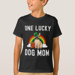 Camiseta Cachorro Sortudo Mãe Chuva de Dia de São Patrício