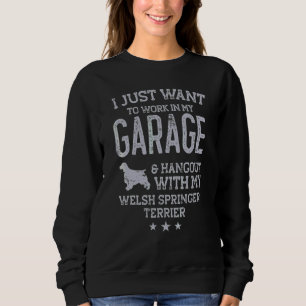 Camiseta Cachorro Springer Spaniel Galês Pai Carro Garagem