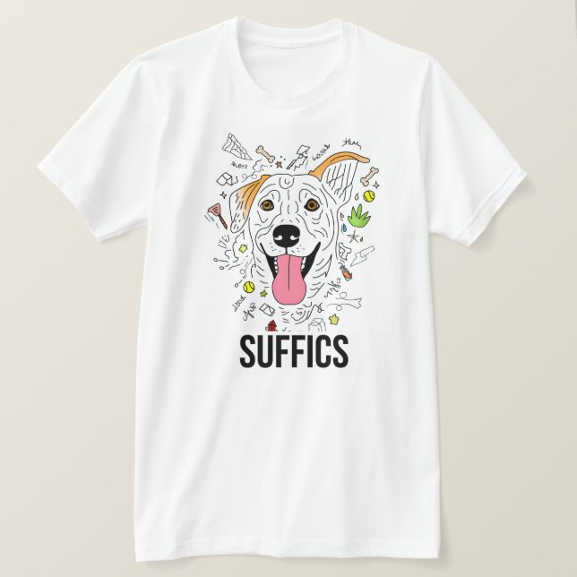 Camiseta Cachorro | SUFICIENTES (Frente do Design)