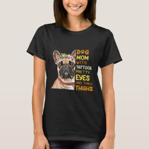 Camiseta Cachorro Tatuado Mãe Tatuagens Temporárias Tatuada